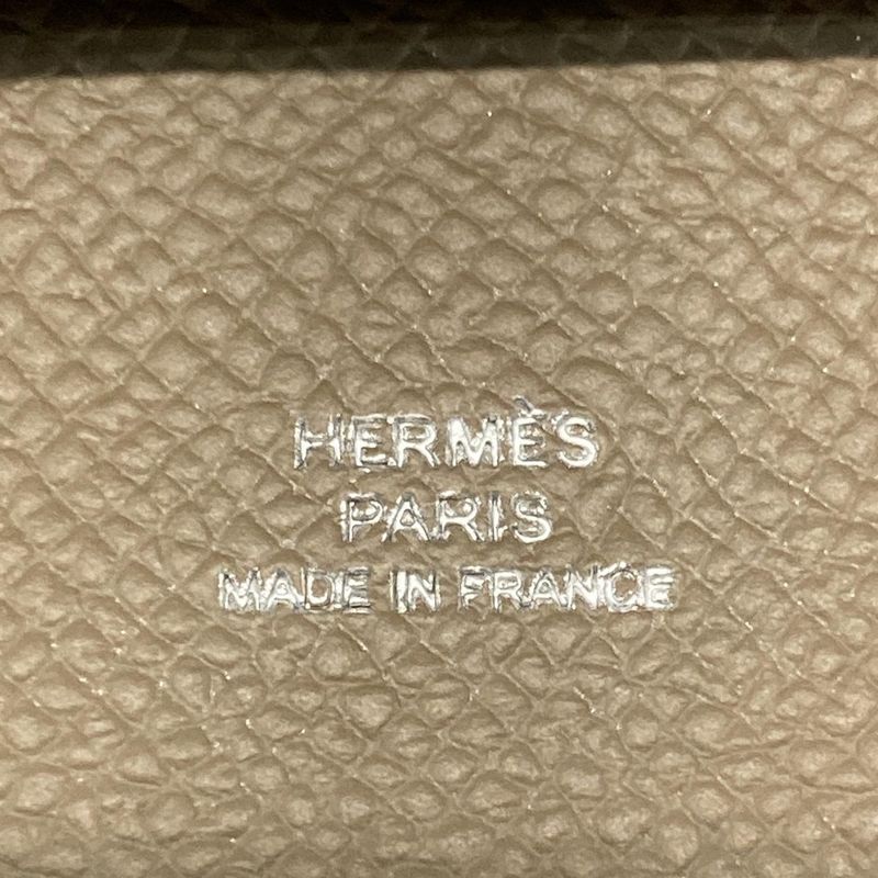 Hermes Coin Case Excellent Condition Bastia Etoupe