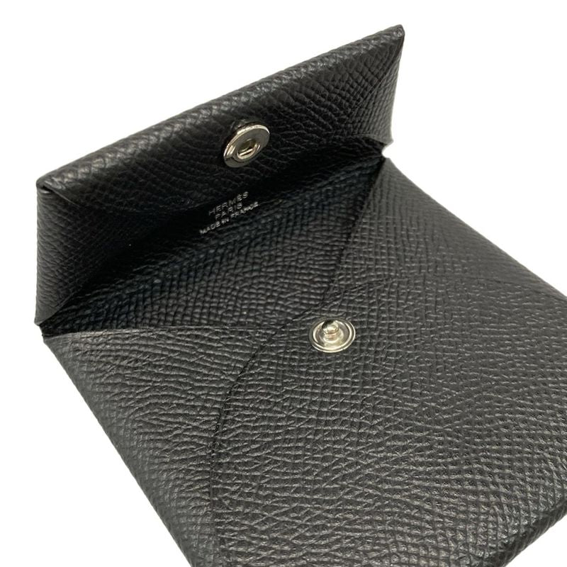 Hermes Coin Case Excellent Condition Bastia Black