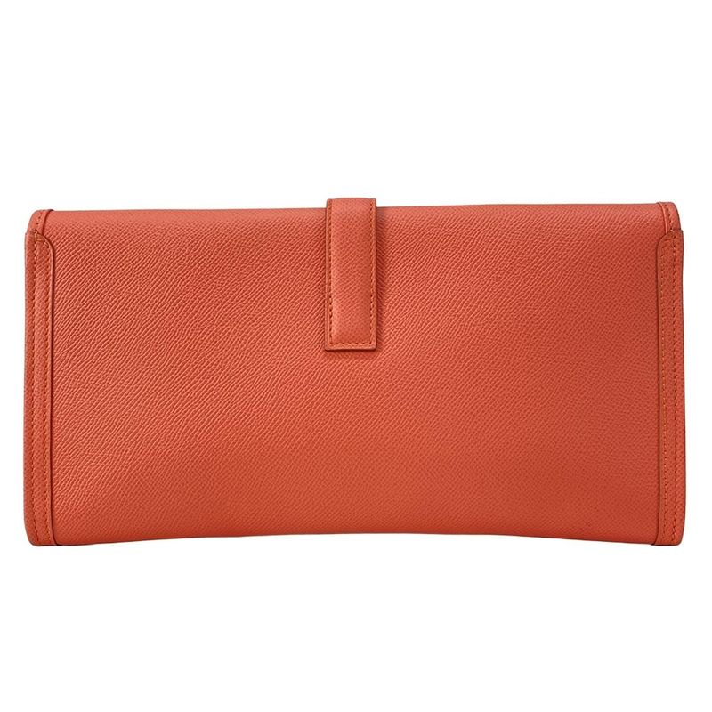 Hermes Clutch Bagexcellent Condition Gijeran Flamingo