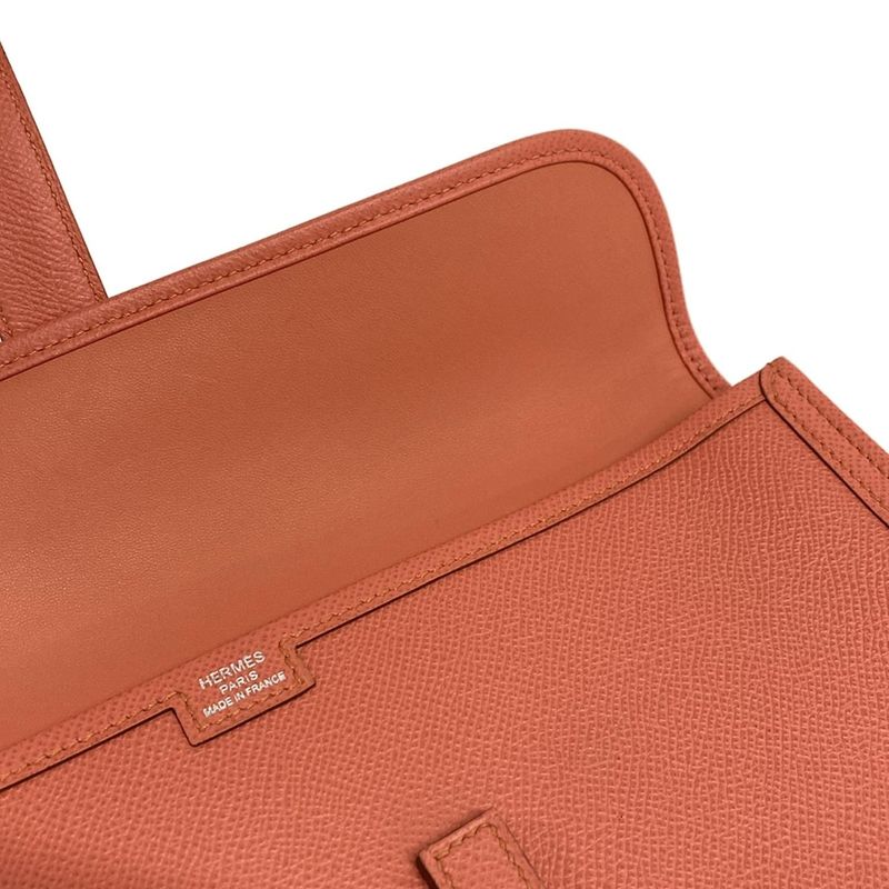 Hermes Clutch Bagexcellent Condition Gijeran Flamingo