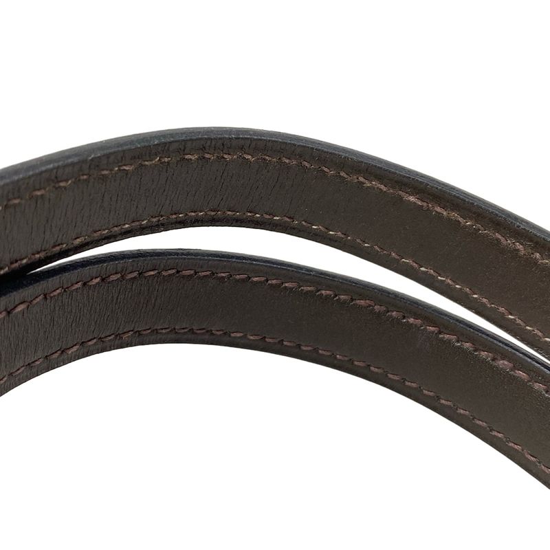 Hermes Shoulder Bag Constance 23 Dark Brown Gold Hardware