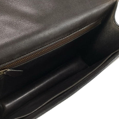 Hermes Shoulder Bag Constance 23 Dark Brown Gold Hardware