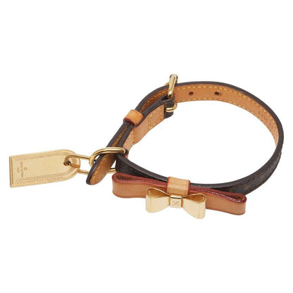 Louis Vuitton Monogram Collier Baxter XS Collar Small Shape for Dogs M58073