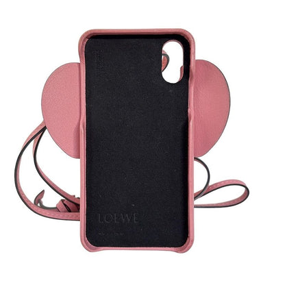 Loewe Cell Phone Case Elephant Light Pink Leather