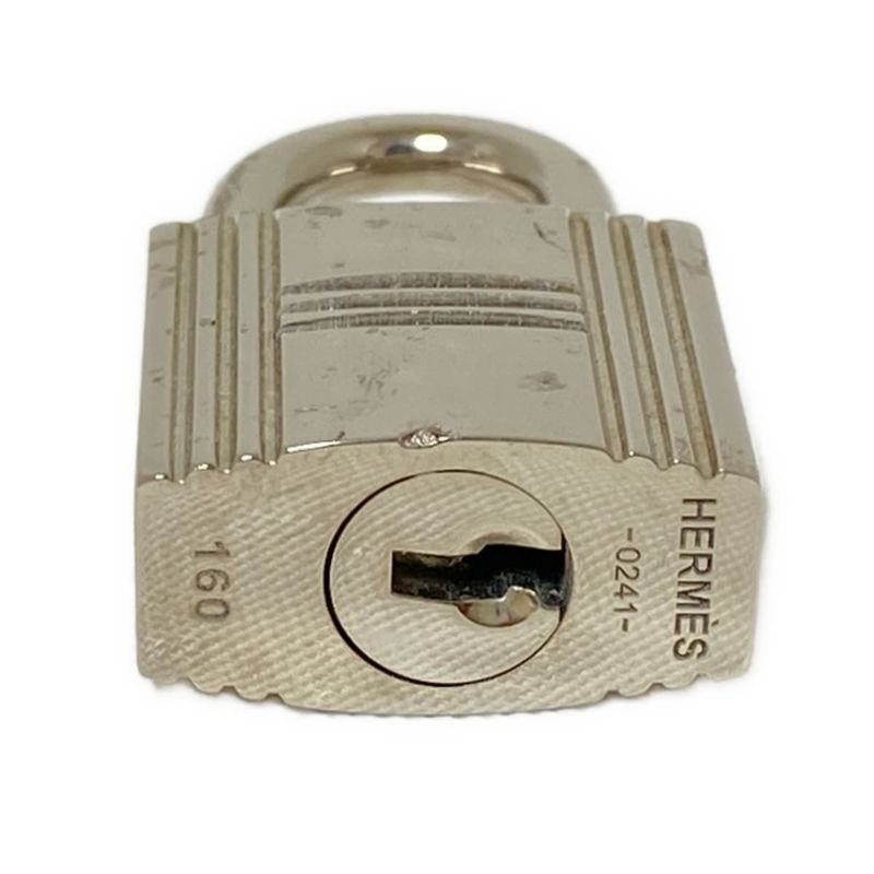 Hermes Accessories - Silver Cadenas (Padlock) 160 Without Key