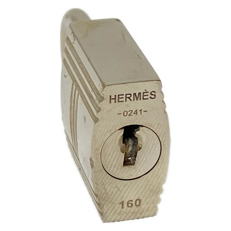 Hermes Accessories - Silver Cadenas (Padlock) 160 Without Key