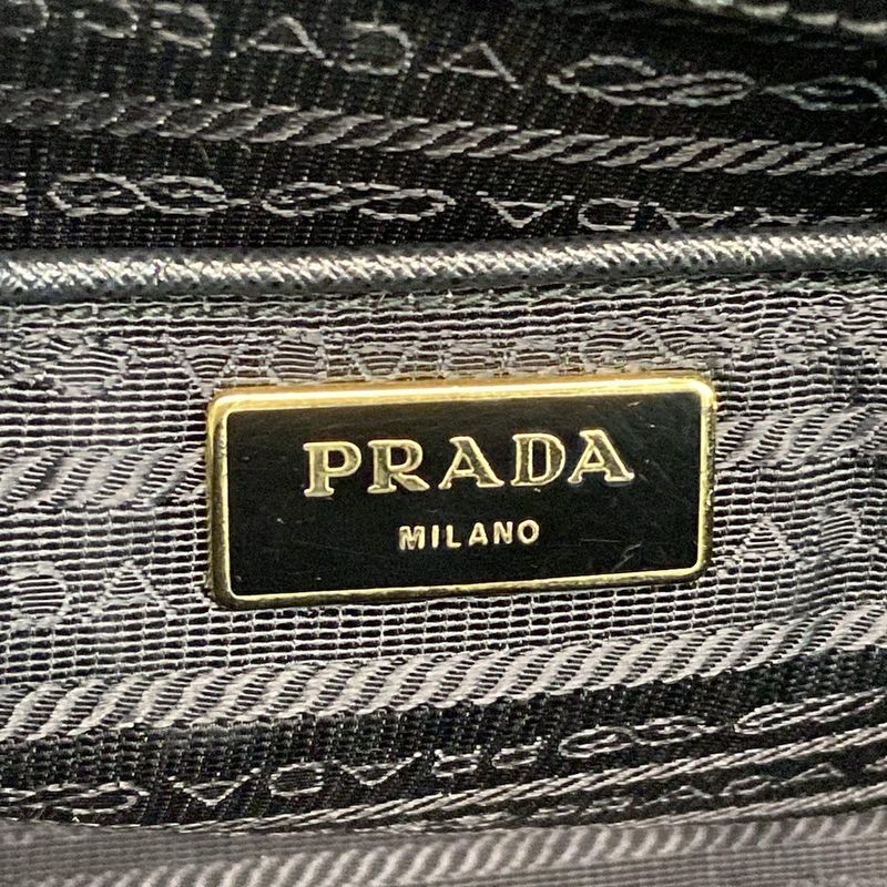 Prada Handbag - Bl0852 Black Leather