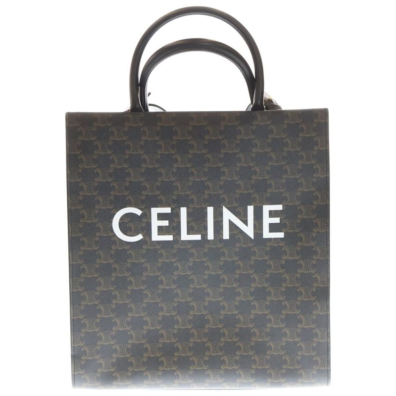 Celine Medium Vertical Cabas Medium Vertical Cabas Triomphe Canvas Tote Bag