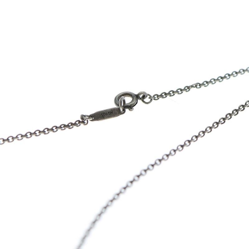 Tiffany & Co Atlas Bar Necklace Pendant Chain in 925 Silver