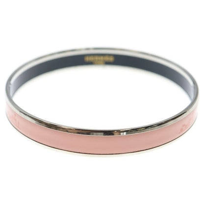 Hermes Emile PM Bangle Bracelet Pinkblacksilver GP