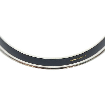 Hermes Emile PM Bangle Bracelet Pinkblacksilver GP