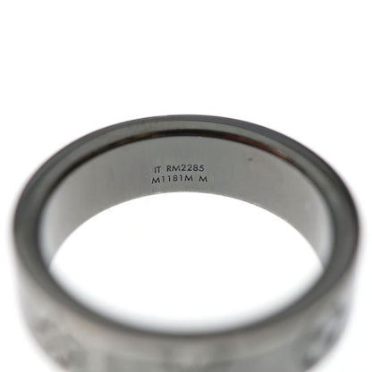 Louis Vuitton Ring - LV Mosaic Thin Ring Dark Silver M M1181m