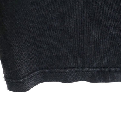 Balenciaga Front Lame Logo Print Crewneck Short-Sleeved T-Shirt Cut and Sewn