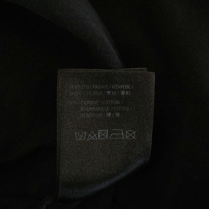 Balenciaga Front Lame Logo Print Crewneck Short-Sleeved T-Shirt Cut and Sewn