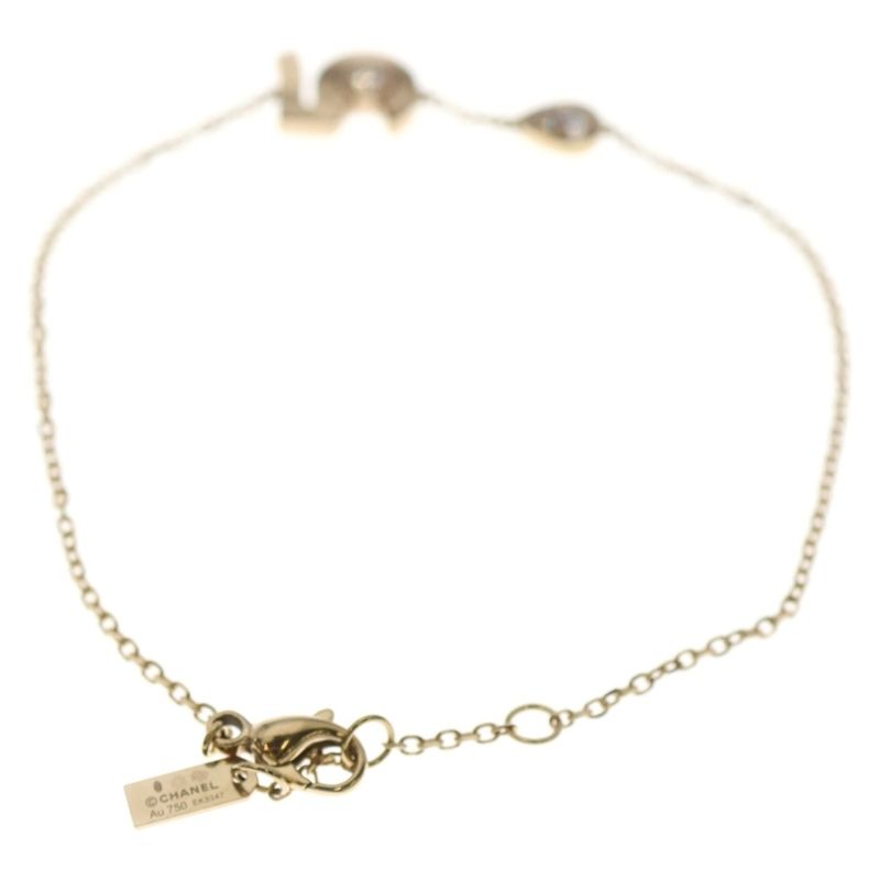 Chanel Extrme de Chanel N5 Bracelet with Diamonds 18kbg Beige Gold J12428