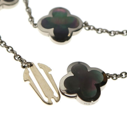 Van Cleef & Arpels Pure Alhambra Black Mother-of-Pearl 4p Motif Bracelet Au750