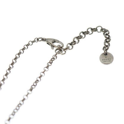 Gucci Blinds for Love Taiga Head Necklace Pendant Chain Silver Ag925