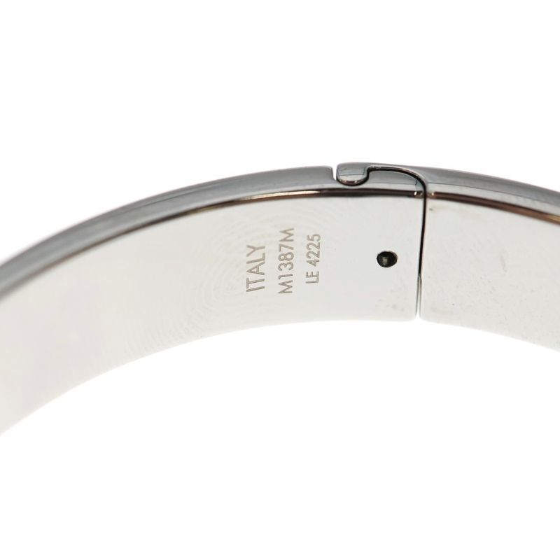Louis Vuitton Bangle Damier Tape Bangle Bracelet Silver M1387m