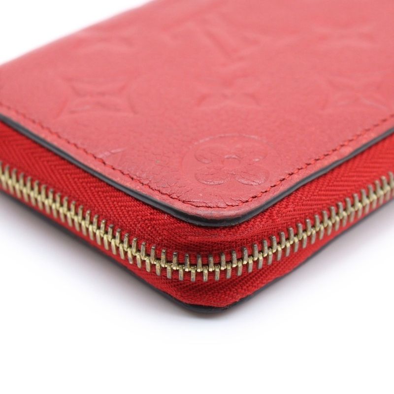 Louis Vuitton Monogram Empreinte Portefeuille Clemence Freesia Long Wallet Long