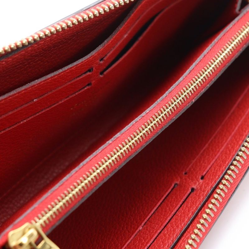 Louis Vuitton Monogram Empreinte Portefeuille Clemence Freesia Long Wallet Long