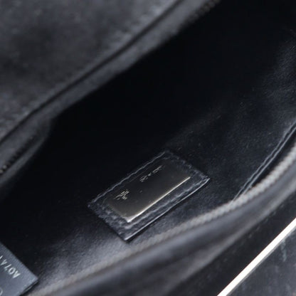 Fendi Handbag Black Suede Mirror Mini Bag 8bl100