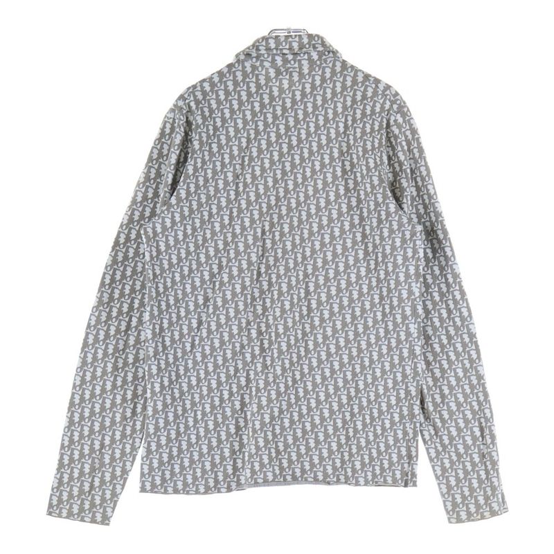 Dior 20ss Oblique Overshirt 023m550at099 Oblique All-Over Cotton Long Sleeve