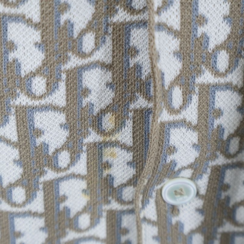 Dior 20ss Oblique Overshirt 023m550at099 Oblique All-Over Cotton Long Sleeve