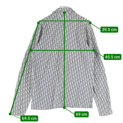 Dior 20ss Oblique Overshirt 023m550at099 Oblique All-Over Cotton Long Sleeve