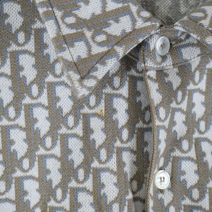 Dior 20ss Oblique Overshirt 023m550at099 Oblique All-Over Cotton Long Sleeve