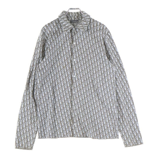 Dior 20ss Oblique Overshirt 023m550at099 Oblique All-Over Cotton Long Sleeve