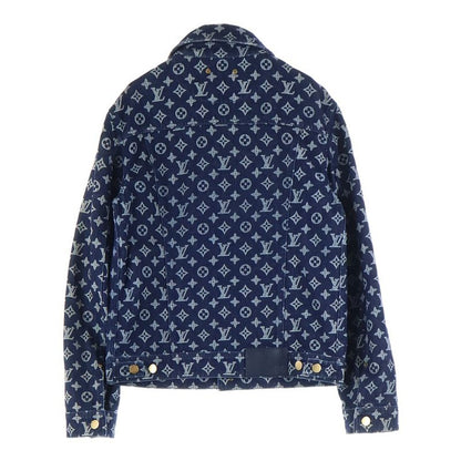 Louis Vuitton 18aw Pop Up Store Limited Edition Denim Jacket Indigo Hfa01wgu0