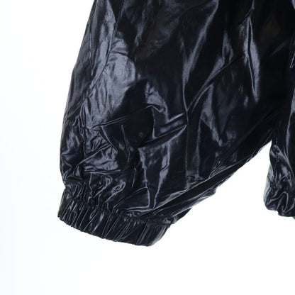 Celine 22ss Zebra Look Coated Nylon Loose Cut Jacket Hoodie White Black