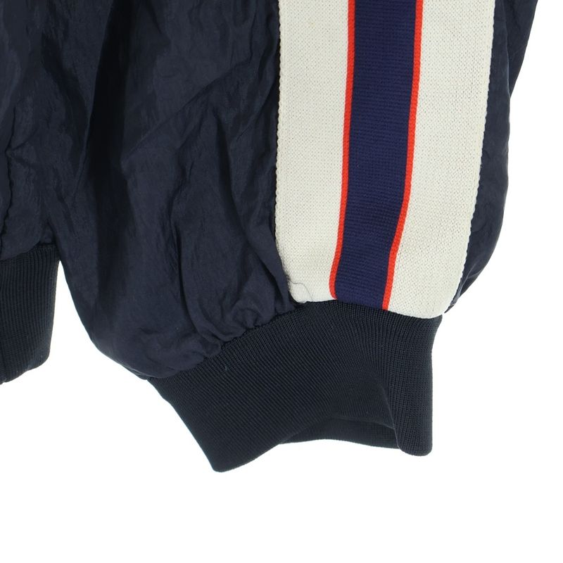 Gucci Spiritismo Back Decoration Sideline Nylon Track Jacket Black Red 519487