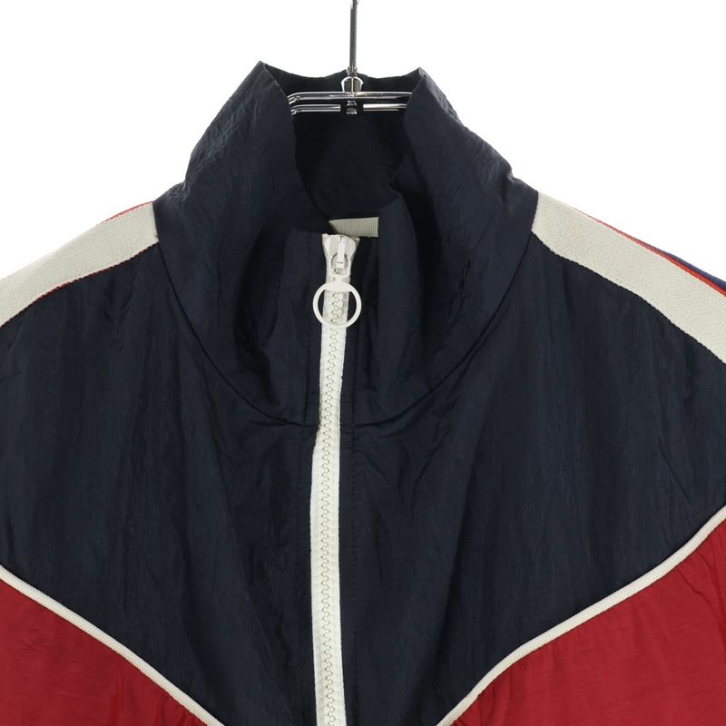 Gucci Spiritismo Back Decoration Sideline Nylon Track Jacket Black Red 519487