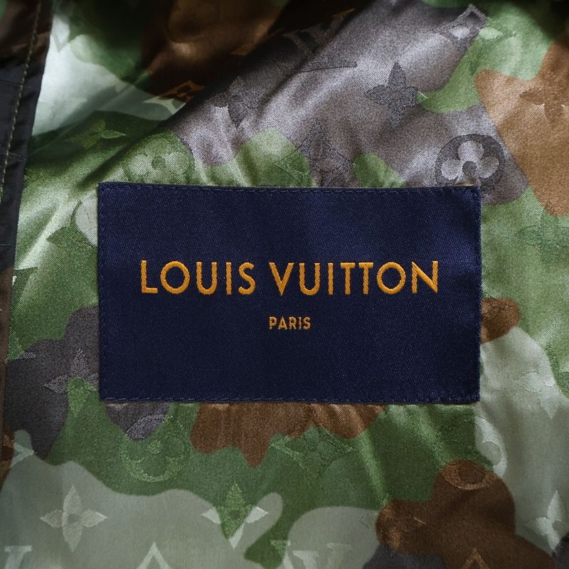 Louis Vuitton 20aw Camo Windbreaker Camo Windbreaker Hooded Jacket Hoodie