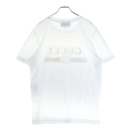 Gucci Logo Washed Oversize D Short Sleeved T-Shirt Cut and Sewn White 440103
