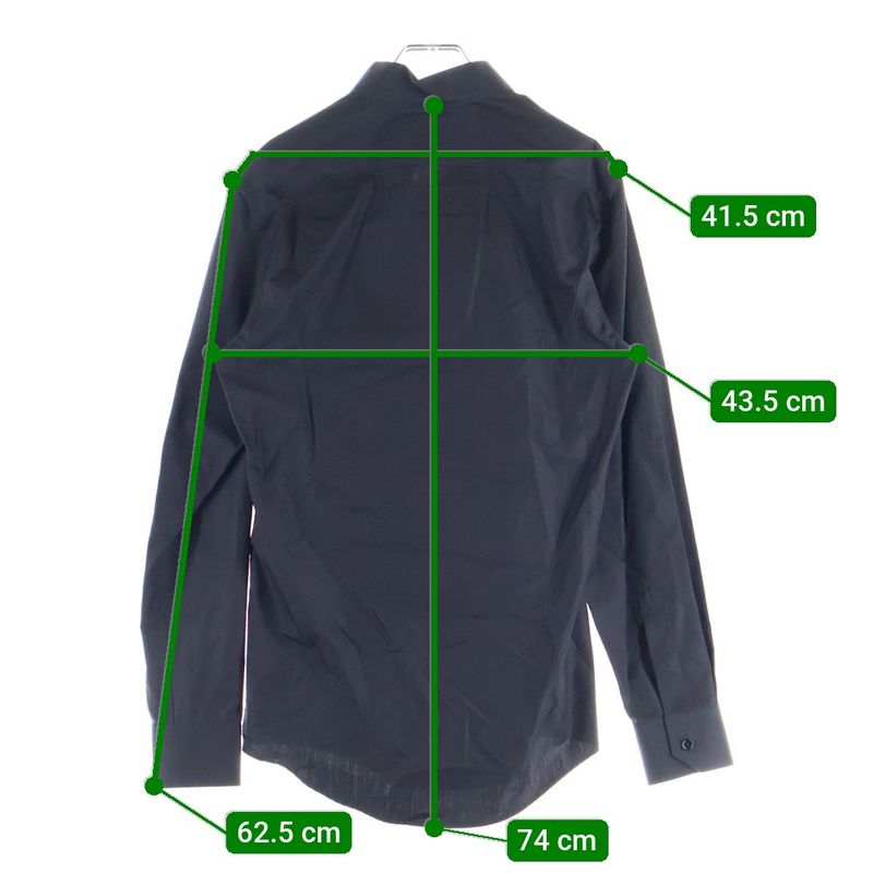 Celine Triomphe Embroidered Inverted Collar Loose Long Sleeve Shirt Black