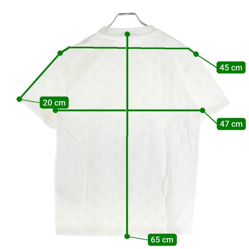 Louis Vuitton 20ss Monogram Hook and Loop Short-Sleeved T-Shirt Cut and Sewn