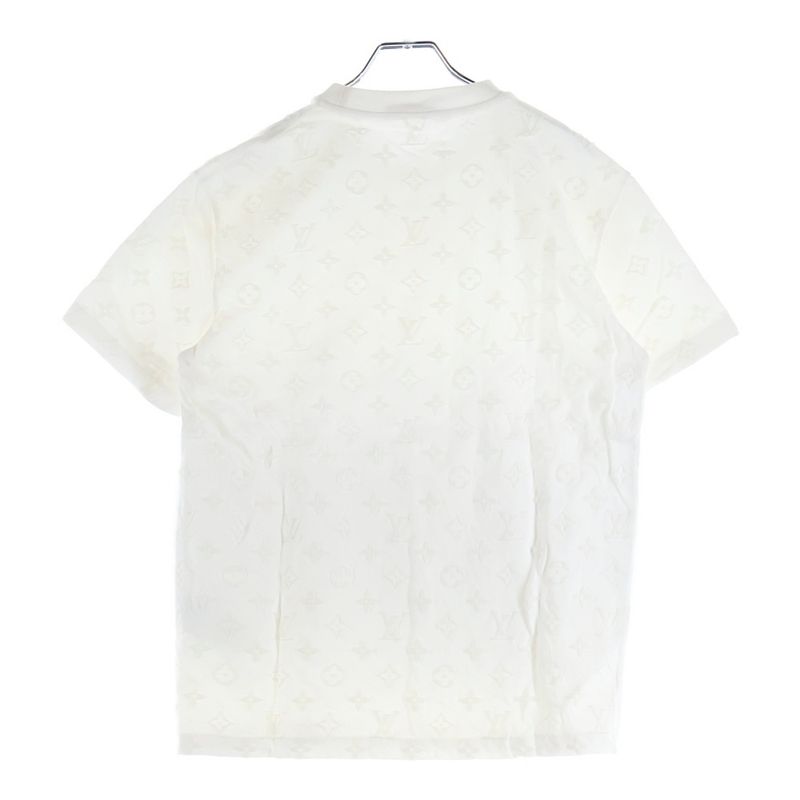 Louis Vuitton 20ss Monogram Hook and Loop Short-Sleeved T-Shirt Cut and Sewn