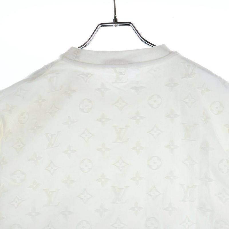 Louis Vuitton 20ss Monogram Hook and Loop Short-Sleeved T-Shirt Cut and Sewn