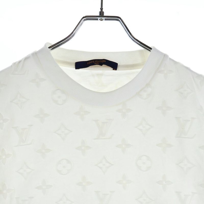 Louis Vuitton 20ss Monogram Hook and Loop Short-Sleeved T-Shirt Cut and Sewn