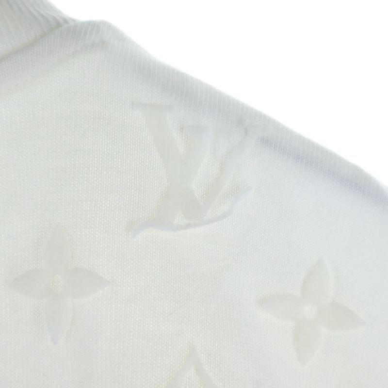 Louis Vuitton 20ss Monogram Hook and Loop Short-Sleeved T-Shirt Cut and Sewn