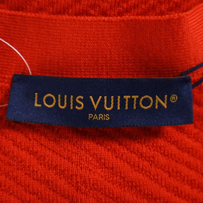 Louis Vuitton 24ss Front LV Logo Wool Cardigan Red Rm241m Zll Hqn03w