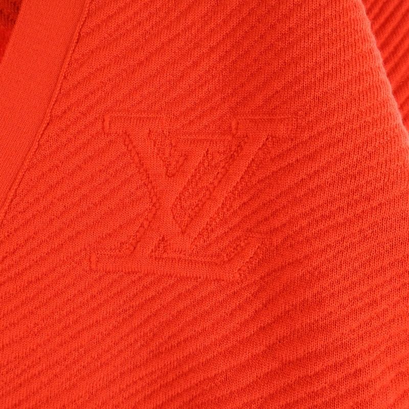 Louis Vuitton 24ss Front LV Logo Wool Cardigan Red Rm241m Zll Hqn03w