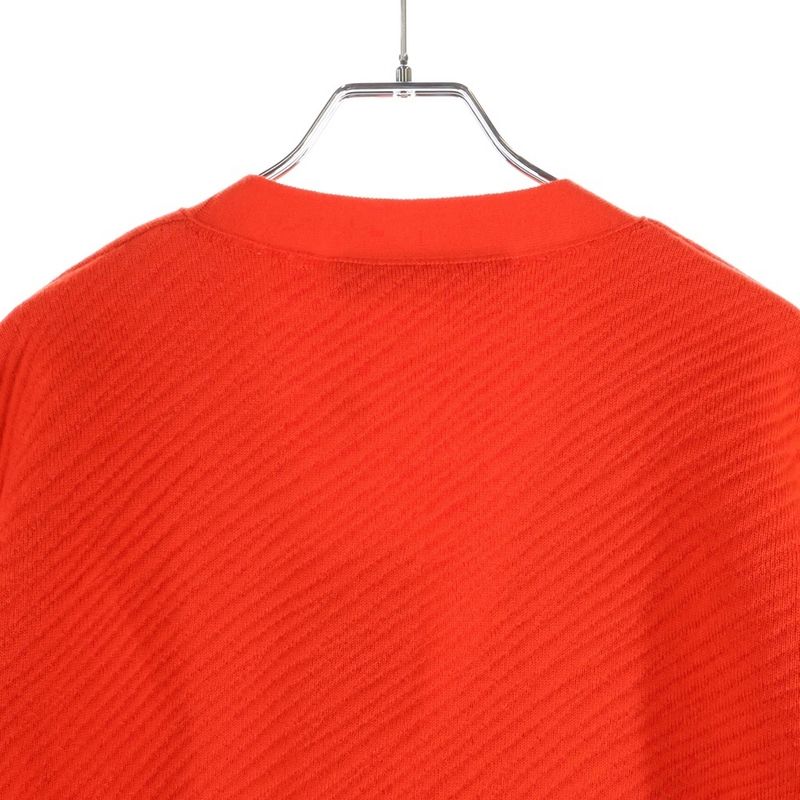 Louis Vuitton 24ss Front LV Logo Wool Cardigan Red Rm241m Zll Hqn03w