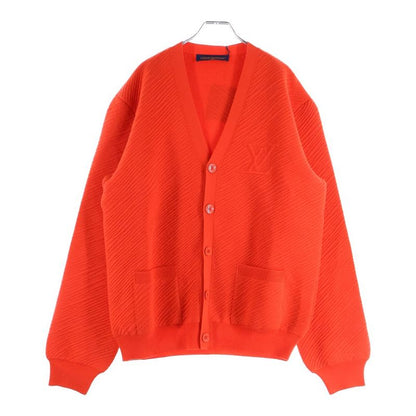 Louis Vuitton 24ss Front LV Logo Wool Cardigan Red Rm241m Zll Hqn03w