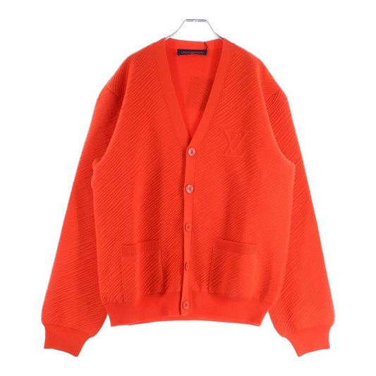 Louis Vuitton 24ss Front LV Logo Wool Cardigan Red Rm241m Zll Hqn03w