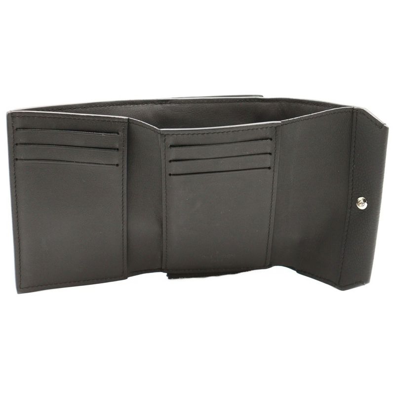 Louis Vuitton LV Aerogram Portefeuille Pilot Compact Wallet Trifold Black Noir