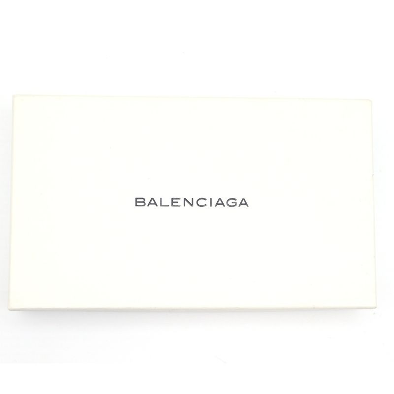 Balenciaga Giant Continental Leather Long Wallet Purple