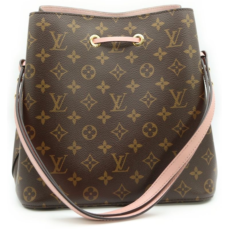 Louis Vuitton Monogram Neo-No 2way Bag Handbag Shoulder Bag Brown X Pink